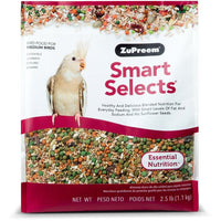 ZuPreem Smart Selects Bird Food for Medium Birds, 2.5 lbs-Bird-ZuPreem-PetPhenom