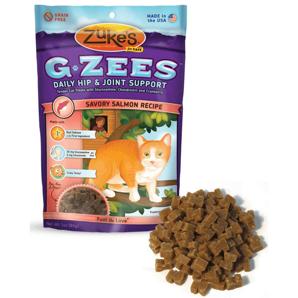 Zuke's Cat G-Zees Daily Hip and Joint Support Salmon 3oz-Cat-Zuke's-PetPhenom