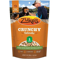 Zukes Crunchy Naturals With Peanut Butter & Apples, 12 oz-Dog-Zukes-PetPhenom