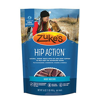Zuke's - Hip Action - Beef Recipe - 1 lb.-Dog-Zuke's-PetPhenom