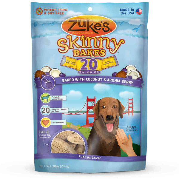 Zuke's Skinny Bakes 20's Coconut and Aronia 10 oz.-Dog-Zuke's-PetPhenom