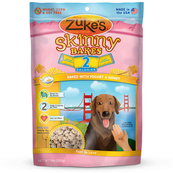 Zuke's Skinny Bakes 2's Yogurt and Honey 9 oz.-Dog-Zuke's-PetPhenom
