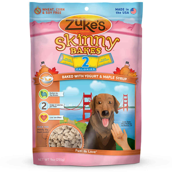 Zuke's Skinny Bakes 2's Yogurt and Maple Syrup 9 oz.-Dog-Zuke's-PetPhenom