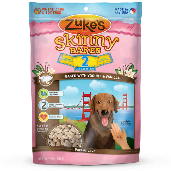 Zuke's Skinny Bakes 2's Yogurt and Vanilla 9 oz.-Dog-Zuke's-PetPhenom