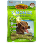 Zukes Z-Bones Dental Chews - Clean Apple Crisp, Large (6 Pack - 15 oz)-Dog-Zukes-PetPhenom