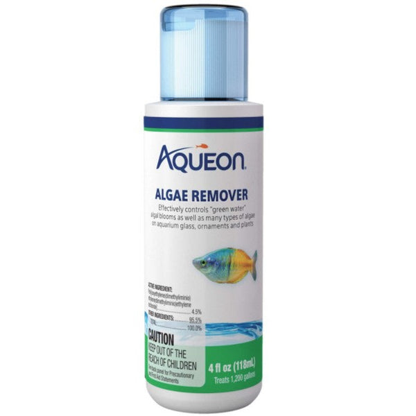 Aqueon Algae Remover Controls Green Water in Freshwater Aquariums, 24 oz (6 x 4 oz)