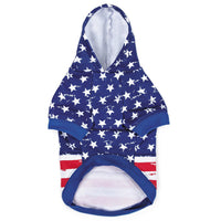 Zack & Zoey Distressed American Flag Hoodie -X-Large-Dog-Zack & Zoey-PetPhenom