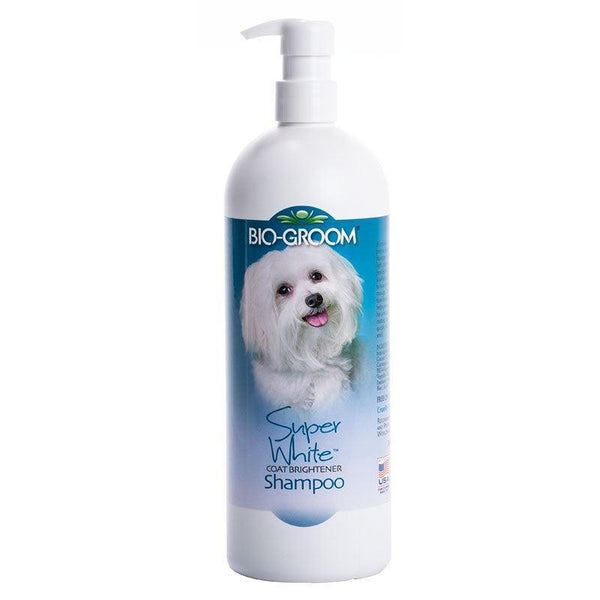 Bio Groom Super White Coat Brightener Shampoo, 64 oz (2 x 32 oz)