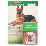 Bio Groom Sure Clot Styptic Powder for Dogs, Cats and Birds, 1.5 oz (3 x 0.5 oz)