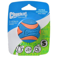 Chuckit Ultra Squeaker Ball Dog Toy, Small - 7 count