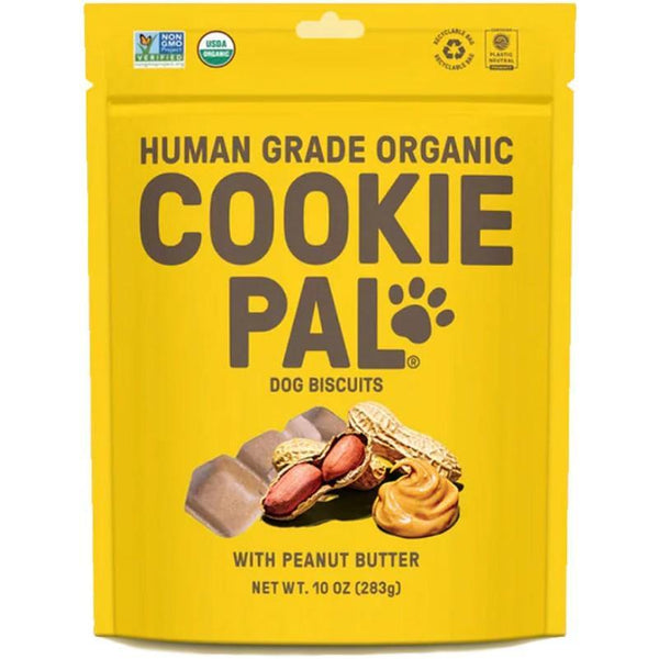 Cookie Pal Organic Dog Biscuits with Peanut Butter, 10 oz