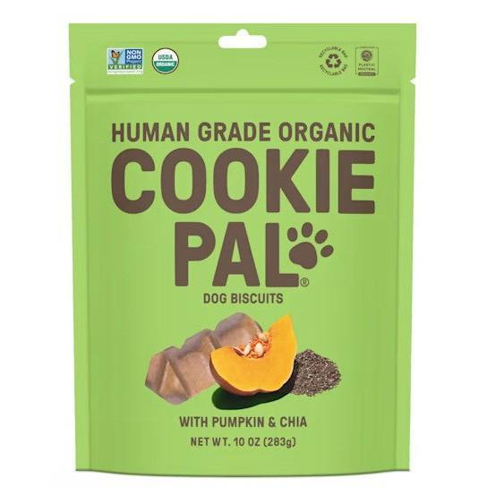 Cookie Pal Organic Dog Biscuits with Pumpkin and Chia, 10 oz