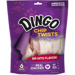 Dingo Chip Twists with Real Chicken, 36 count (6 x 6 ct)