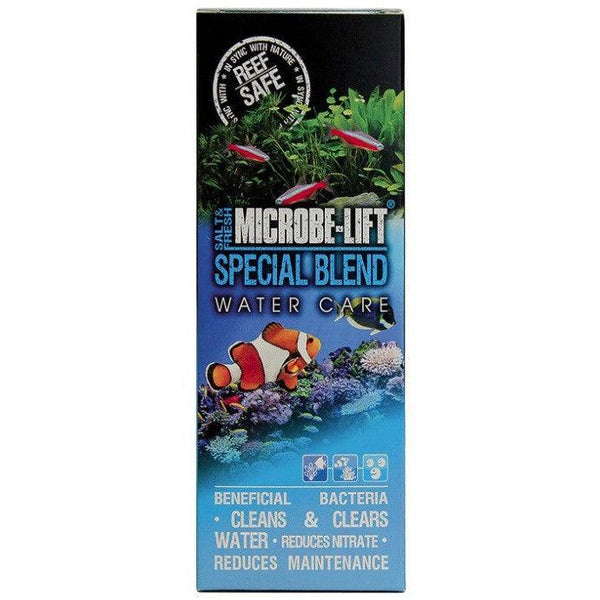 Microbe-Lift Special Blend A Complete Ecosystem in a Bottle for Saltwater and Freshwater Aquariums, 24 oz (6 x 4 oz)