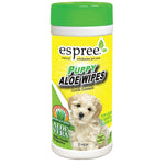 Espree Puppy Aloe Wipes Gental Formula Baby Powder Fragrance, 150 count (3 x 50 ct)