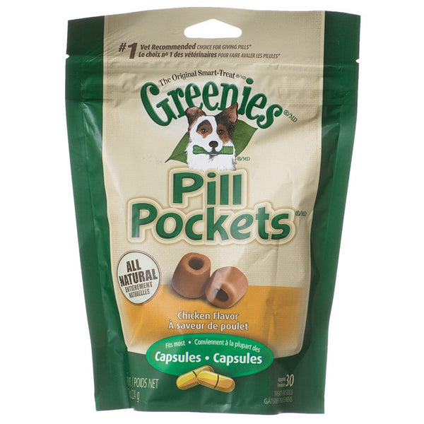 Greenies Pill Pockets Chicken Flavor Capsules, 63.2 oz (8 x 7.9 oz)