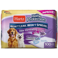 Hartz Home Protection Lavender Scent Odor Eliminating Dog Pads Regular, 100 count