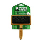 ALCOTT Bamboo Groom Soft Slicker Brush L