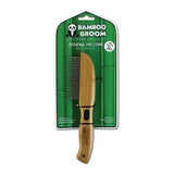 ALCOTT Bamboo Groom Rotating Pin Shedding Comb with 31 Rounded Pins