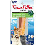 Inaba Tuna Fillet Grilled Cat Treat in Homestyle Broth, 6.25 oz (12 x 0.52 oz)