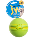 JW Pet iSqueak Ball Rubber Dog Toy Assorted Colors, Medium - 6 count