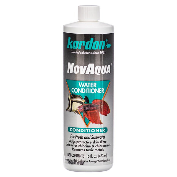 Kordon NovAqua Water Conditioner for Freshwater and Saltwater Aquariums, 48 oz (3 x 16 oz)