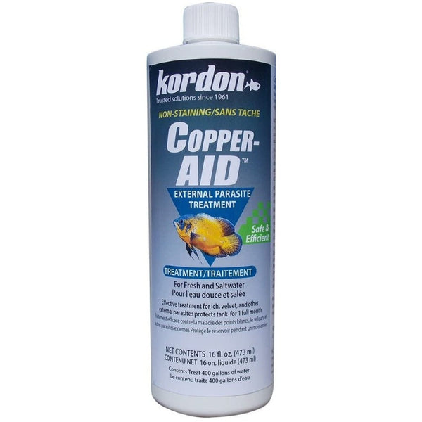 Kordon Copper Aid External Parasite Treatment Non-Staining, 48 oz (3 x 16 oz)