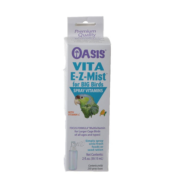 Oasis Vita E-Z-Mist for Big Birds, 6 oz (3 x 2 oz)