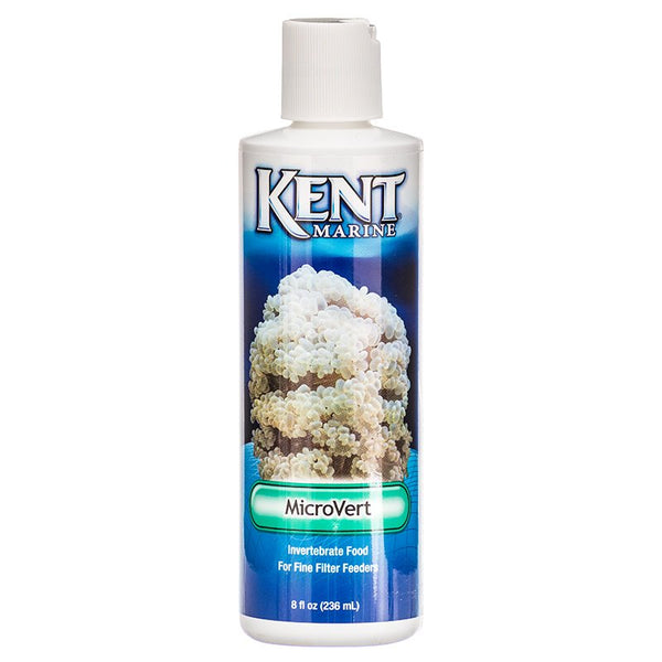Kent Marine MicroVert Invertebrate Food for Fine Filter Feeders, 96 oz (12 x 8 oz)
