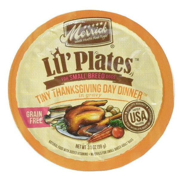 Merrick Lil' Plates Grain Free Tiny Thanksgiving Day Diner, 21 oz (6 x 3.5 oz)