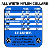 Mirage Pet Products Cowgirl Up Nylon Ribbon Dog Collar