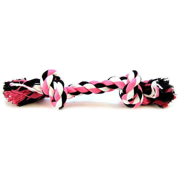 Mammoth Pet Flossy Chews Colored Rope Bone, Medium - 6 count