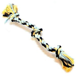 Mammoth Pet Flossy Chews Color 3 Knot Tug, Medium - 6 count