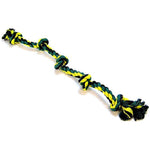 Mammoth Pet Flossy Chews Colored 5 Knot Tug, X-Large - 3 count