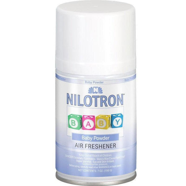 Nilodor Nilotron Deodorizing Air Freshener Baby Powder Scent, 70 oz (10 x 7 oz)