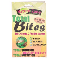 Nature Zone Total Bites for Crickets and Feeder Insects, 16 oz (8 x 2 oz)