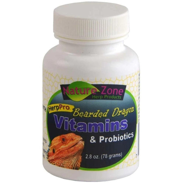 Nature Zone Herp Pro Bearded Dragon Vitamins and Probiotics, 33.6 oz (12 x 2.8 oz)