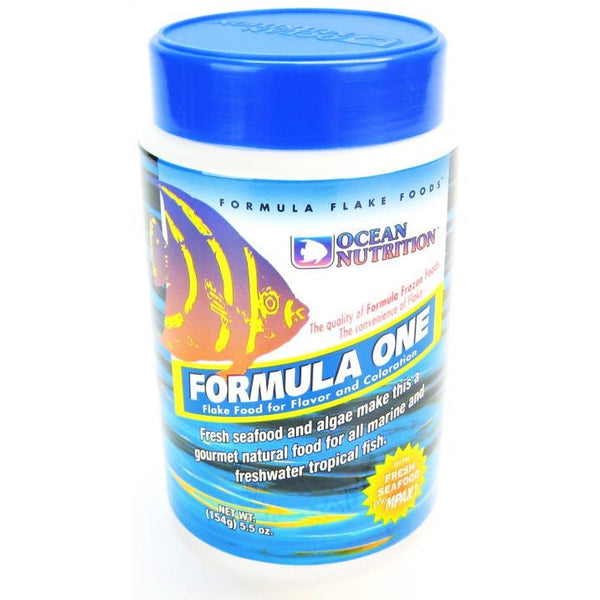 Ocean Nutrition Formula One Flakes for All Tropical Fish, 26.5 oz (5 x 5.3 oz)