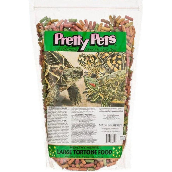 Pretty Pets Large Tortoise Food, 12 lb (4 x 3 lb)