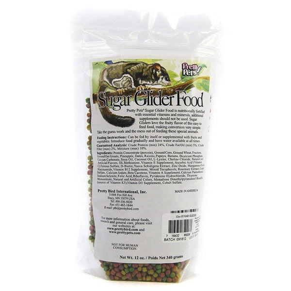 Pretty Pets Sugar Glider Food, 72 oz (6 x 12 oz)