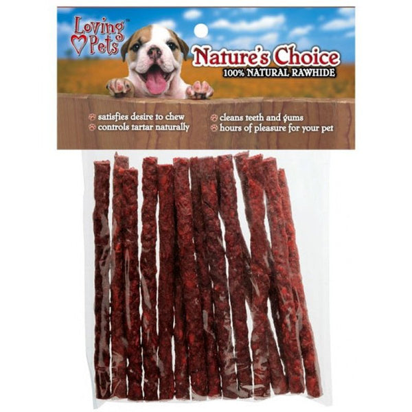 Loving Pets Natures Choice BBQ Munchy Sticks, 180 count (12 x 15 ct)