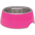 Loving Pets Hot Pink Retro Bowl, X-Small - 6 count