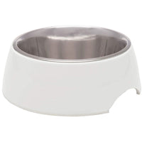 Loving Pets Ice White Retro Bowl, Large - 3 count