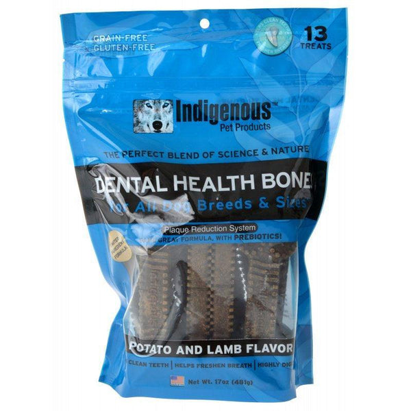 Indigenous Dental Health Bones Potato and Lamb Flavor, 39 count (3 x 13 ct)