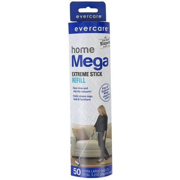 Evercare Mega Cleaning Roller Refill, 300 count (6 x 50 ct)