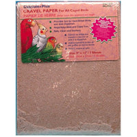 Penn Plax Calcium Plus Gravel Paper for Caged Birds, 9" x 12" - 42 count