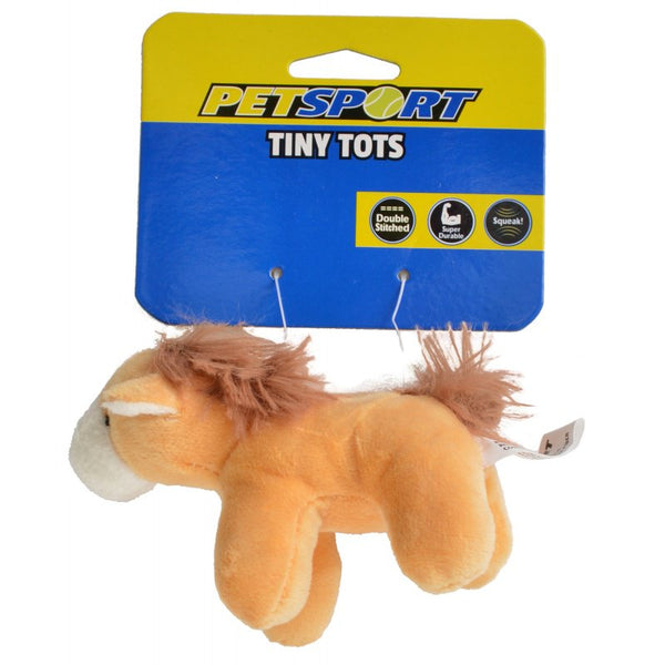 Petsport Tiny Tots Barn Buddies Dog Toy Assorted Styles, 7 count