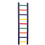 Prevue Carpenter Creations Hardwood Bird Ladder Assorted Colors, 9 step - 6 count