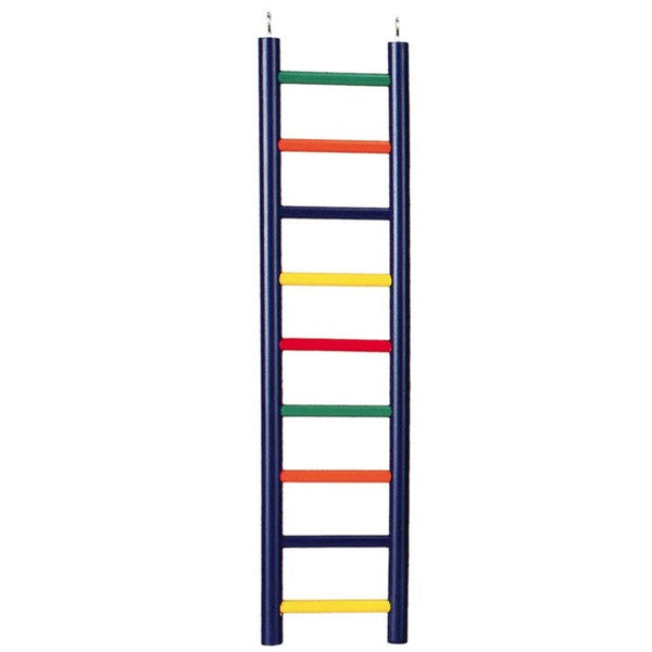 Prevue Carpenter Creations Hardwood Bird Ladder Assorted Colors, 9 step - 6 count