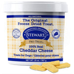 Stewart Freeze Dried Cheddar Cheese Dog Treats, 40 oz (2 x 20 oz)